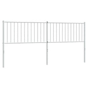 Testiera | Testata di Ricambio in Metallo Bianco 193 cm
