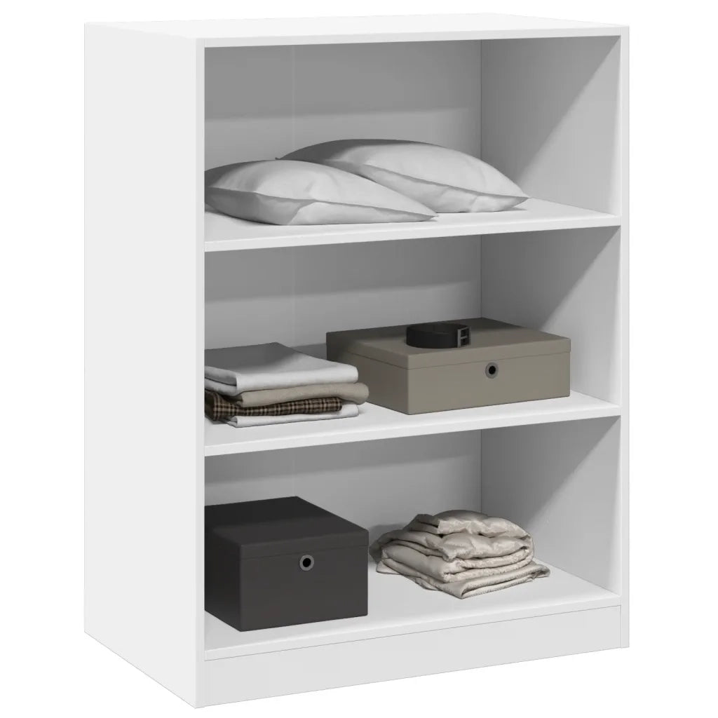 Armadio Bianco 77x48x102 cm in Legno Multistrato 840821