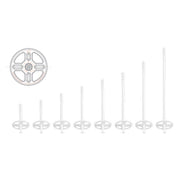 TASSELLO PANNELLI ISOLANTI CON CHIODO POLIETILENE lunghezza mm 60- 250 pezzi  - BricoGo