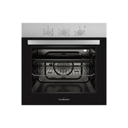 Schaub Lorenz forno da incasso elettrico multifunzione, 60 cm, 56 litri, classe A, vetro nero, SSFE6B7
