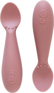Cucchiaio in silicone per alimentazione dei bambini, set di utensili per bambini