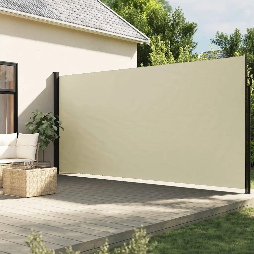 Tenda da Sole Laterale Retrattile Crema 200x600 cm 4004550