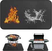 Mat di BBQ - Protezione per pavimento - Resistente al fuoco e impermeabile - 106 x 150 cm
