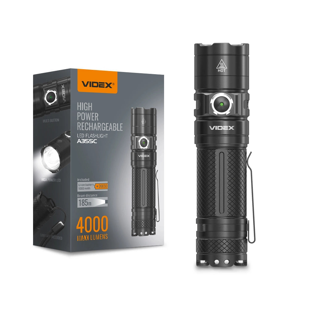 Torcia tattica Videx VLF-A355C 20W 4000lm 185m IP68