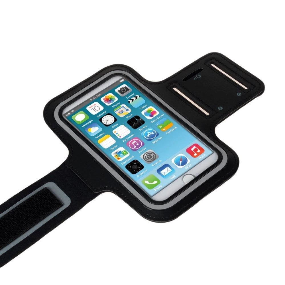 Trade Shop - Custodia Da Braccio Fascia Sport Corsa Running Bici Per Cellulare Smartphone -