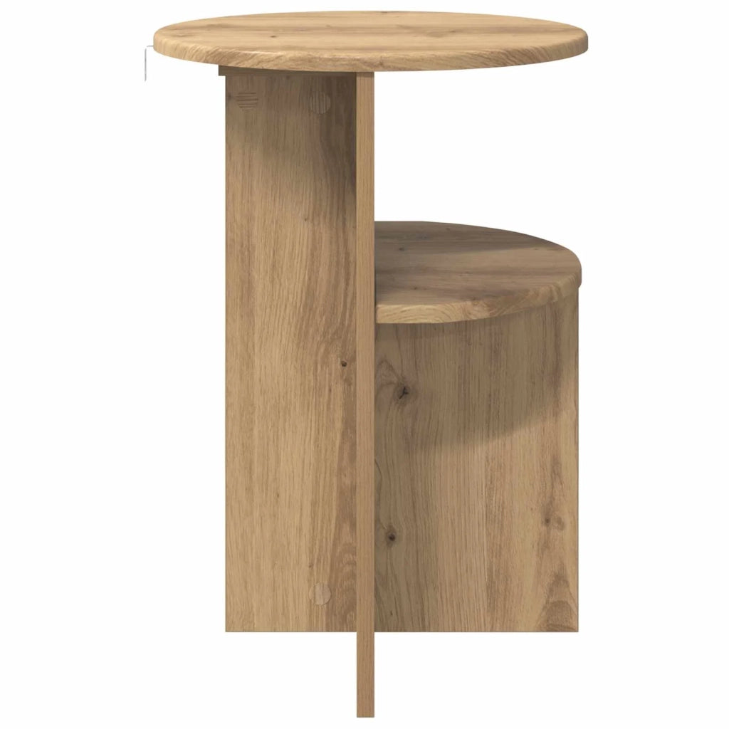 Tavolo laterale Rovere Artigianale Ø 39,5 x 55 cm