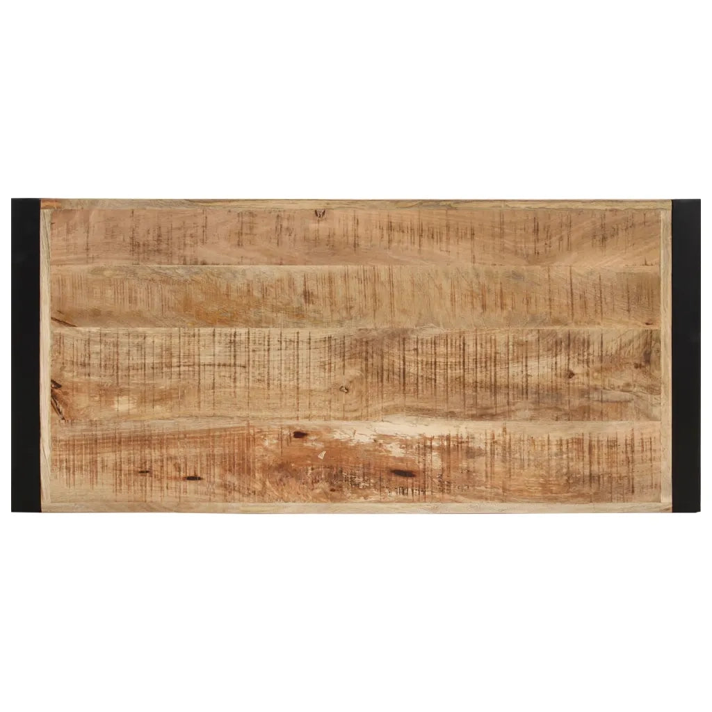 Tavolino da Salotto 120x55x40 cm in Legno Massello di Mango cod mxl 29736