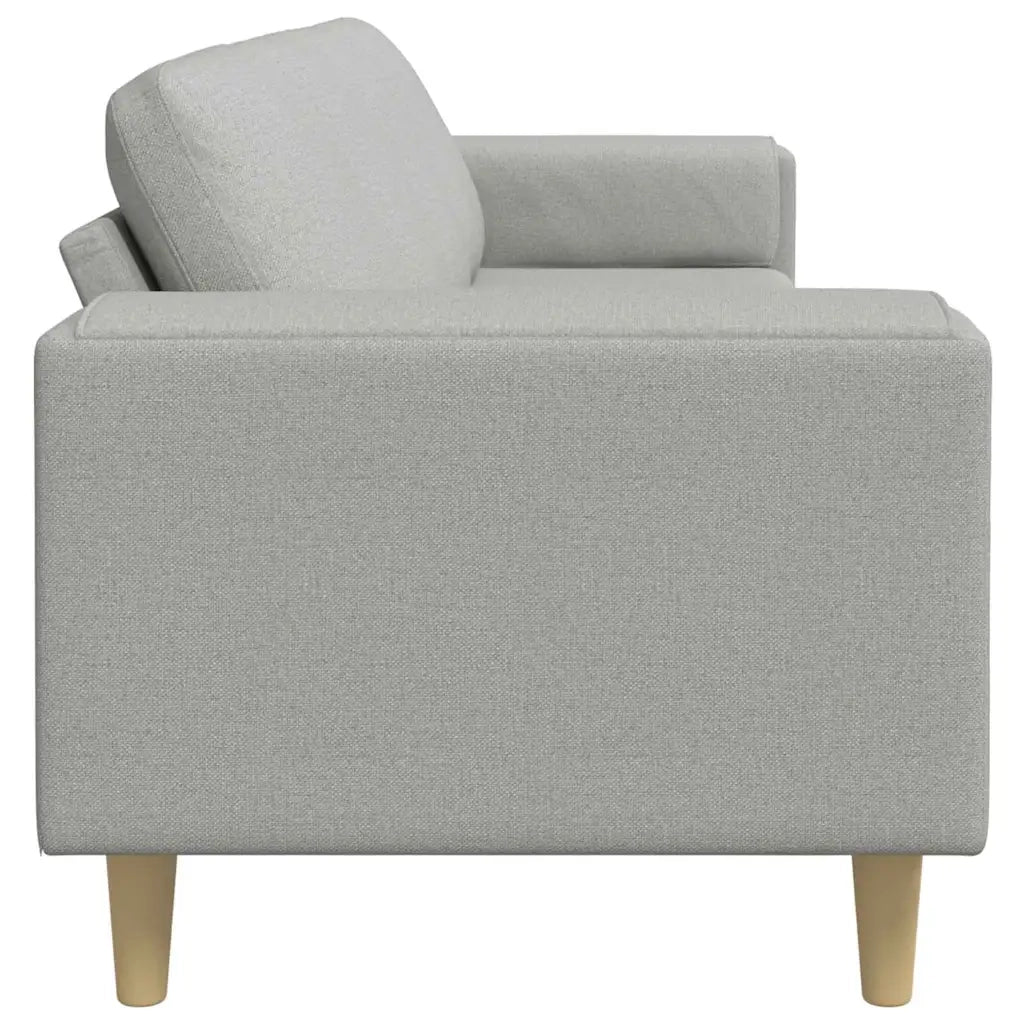 Divano per Soggiorno Grigio Nuvola 250 x 77 x 76 cm Poliestere 3335089