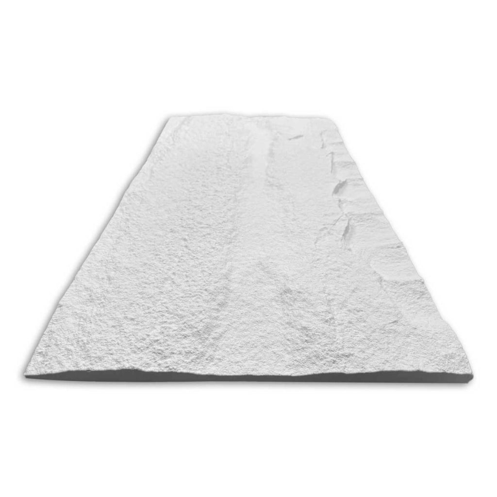 Kit 10 Pannelli Decorativi Snow Rockstone in Poliuretano - Effetto Roccia 3D - 120x60x3 cm