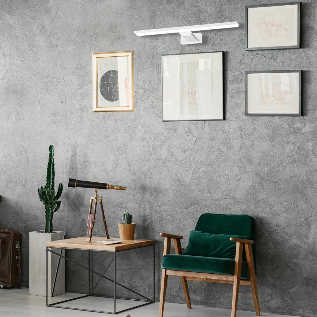 Applique LED quadro PINTO bianca 12W 3000K 50cm Milagro