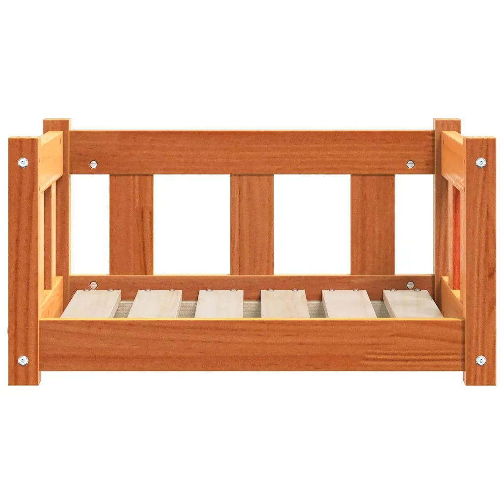 Letto per Cani Marrone cerato 55 x 45 x 28 cm Pino massello CFW5791677