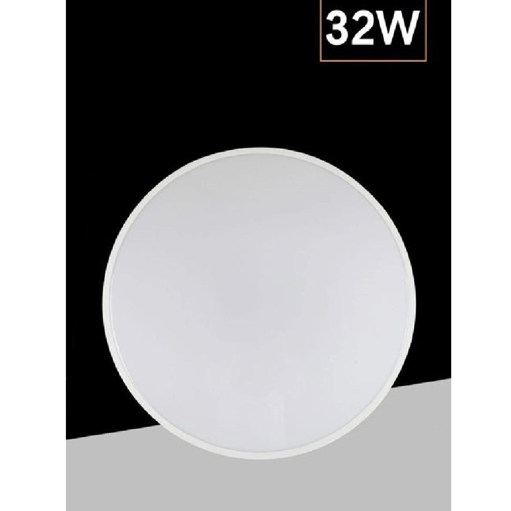 Trade Shop - Applique Da Muro Parete Led Rotondo 32 W Ip44 3 Temperature Di Luce Es-pn380-3c -