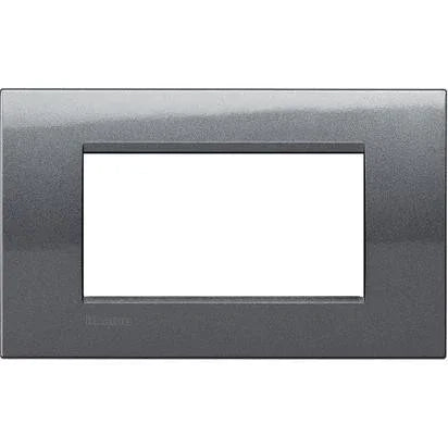 Living Light - Placca 4P Acciaio - LNA4804AC