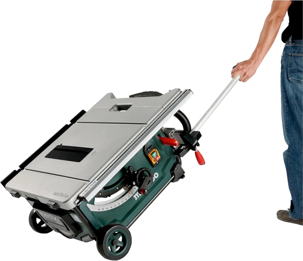 sega circolare da banco TS 254 – 600668000 – Con supporto e funzione trolley – fino a 2.000 Watt, lama Ø 254 mm, cavo da 3 m