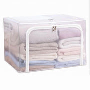 Trade Shop - Box Scatola Salvaspazio Portatutto Vestiti Armadio Organizer 60x45x40 Cm 59983 -