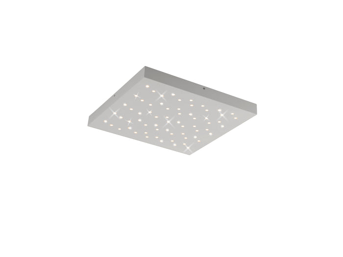 Plafoniera da Interno a LED in Metallo Bianco Opaco