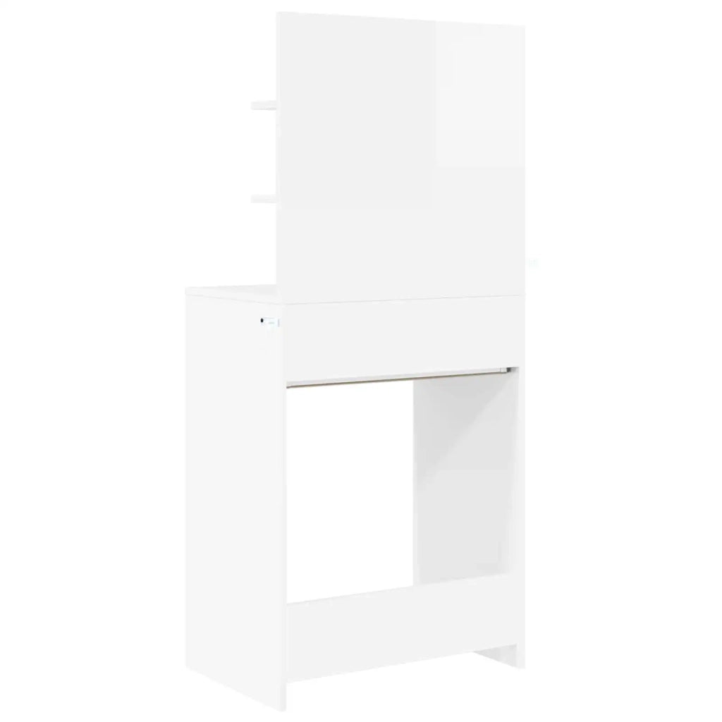 Tavoli da Trucco per Camera da Letto con cassetto Bianco Lucido 889001
