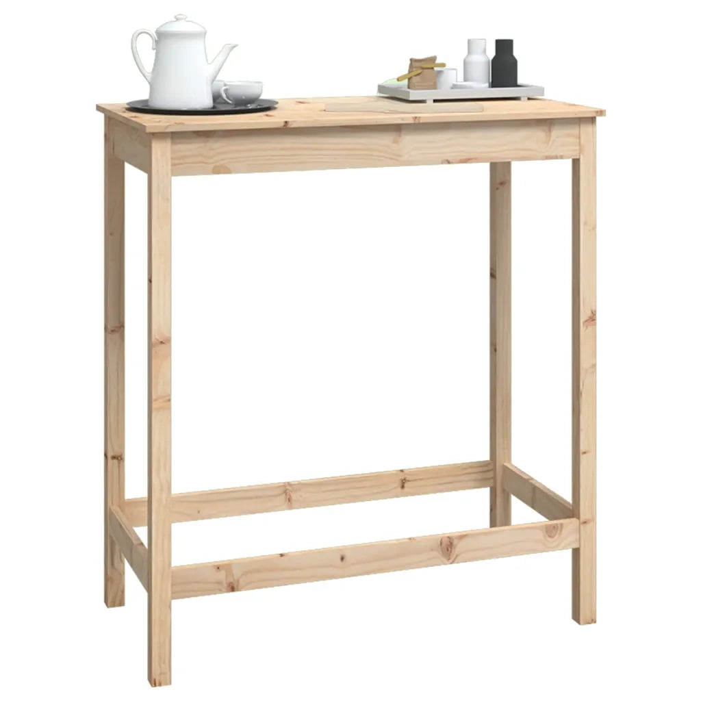 Tavolo da Bar 100x50x110 cm in Legno Massello di Pino 833265