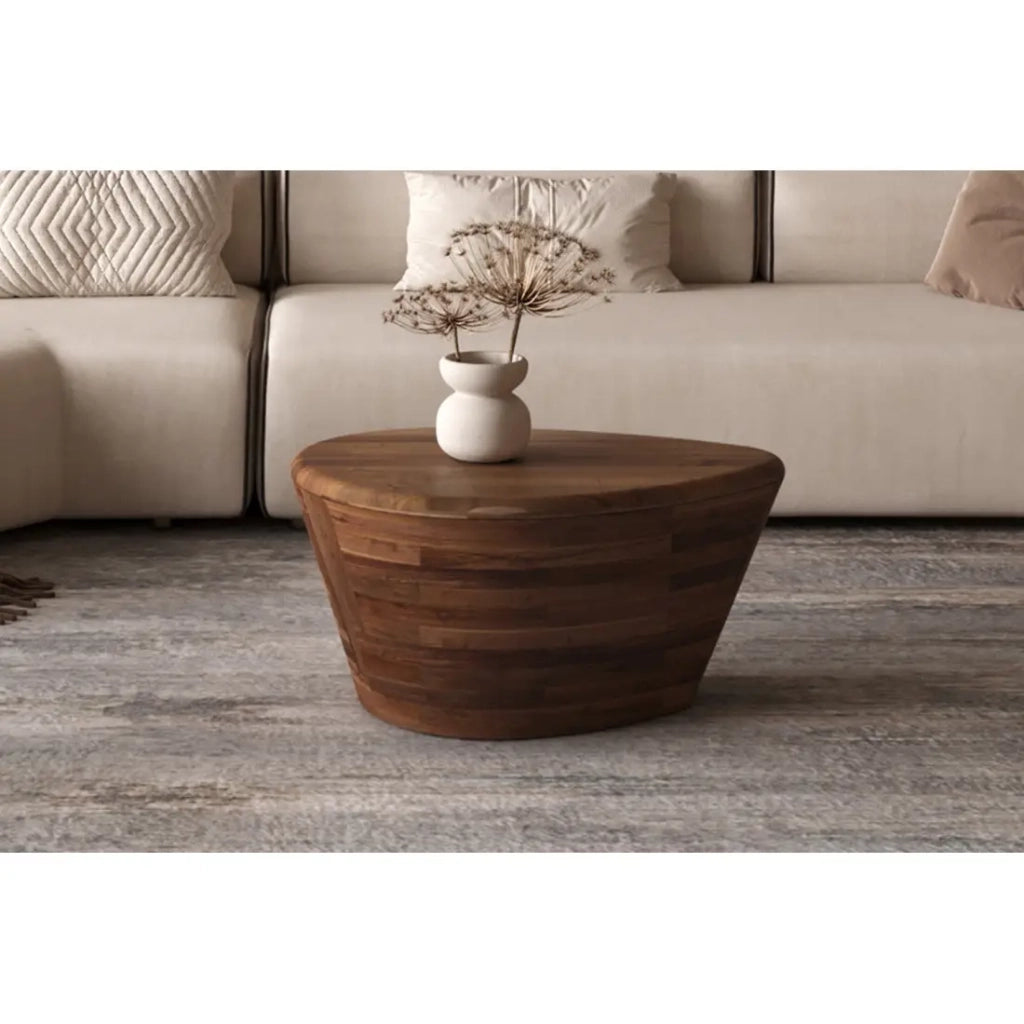 Tavolino da salotto piccolo modello in legno massiccio collezione BALI - Stile etnico e design
