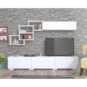 Parete attrezzata Free bianco