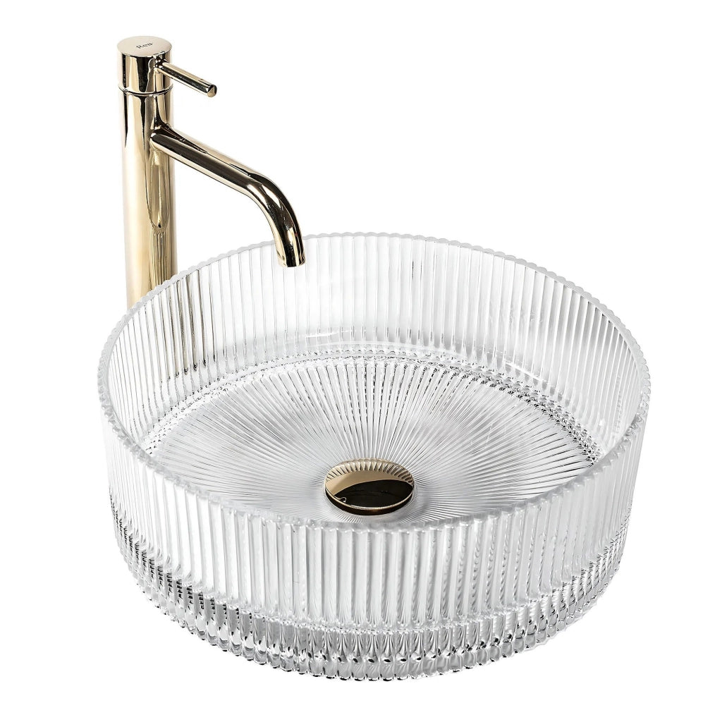 Lavabo Da Appoggio Rea Ingrid 35 Transparent