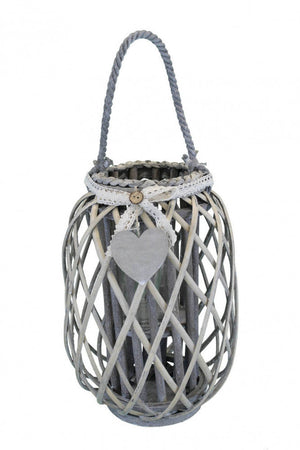 Lanterna Flavienne   in Vimini Grigio
