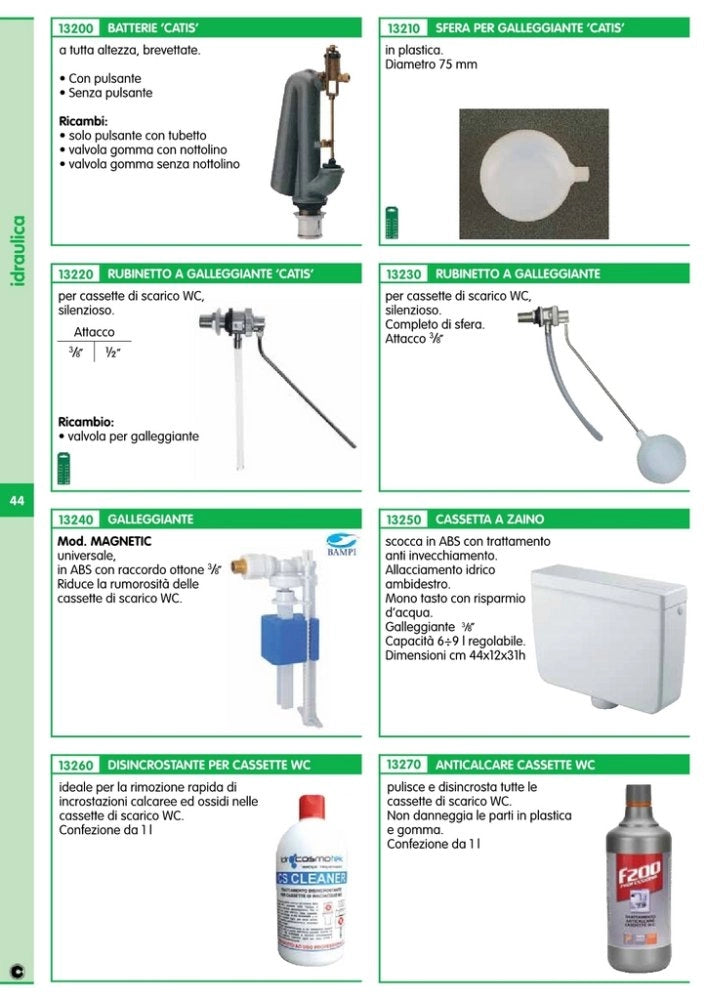 100pz guarnizione per galleggiante catis cod:ferx.7740