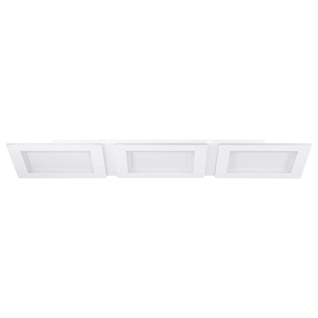 Plafoniera Contemporanea Padrogiano-Z Acciaio Bianco Luce Led Integrato 42,5W