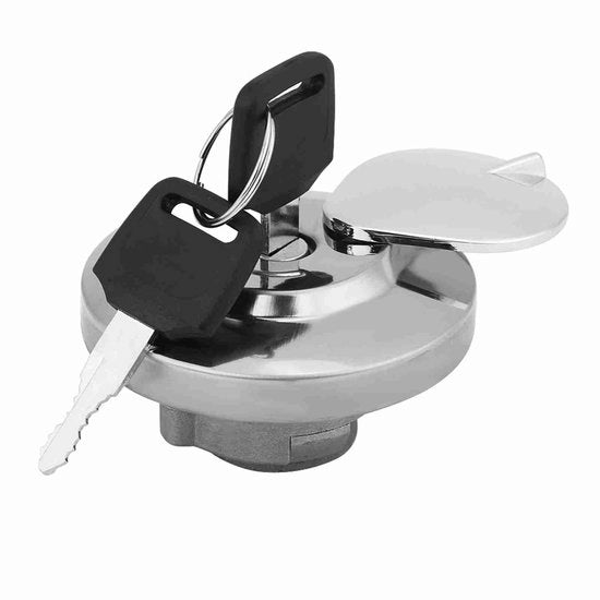 Dop di Rifornimento con 2 Chiavi - Acciaio Leggero - Antiossidante - Installazione Facile - Sostituzione per Shadow Spirit VT750 DC C2 VLX VT600 - Progettazione Duratura - Coperchio del Serbatoio