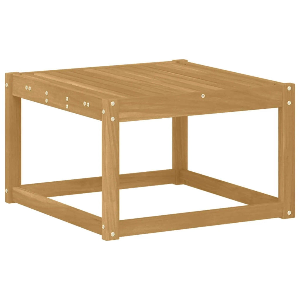 Set di divani da esterno 5 pz Bianco Legno di Acacia Massello 3387193