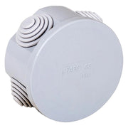 SCATOLA TONDA DA PARETE Ø mm 80 x h.40 - 4 entrate  - FAEG