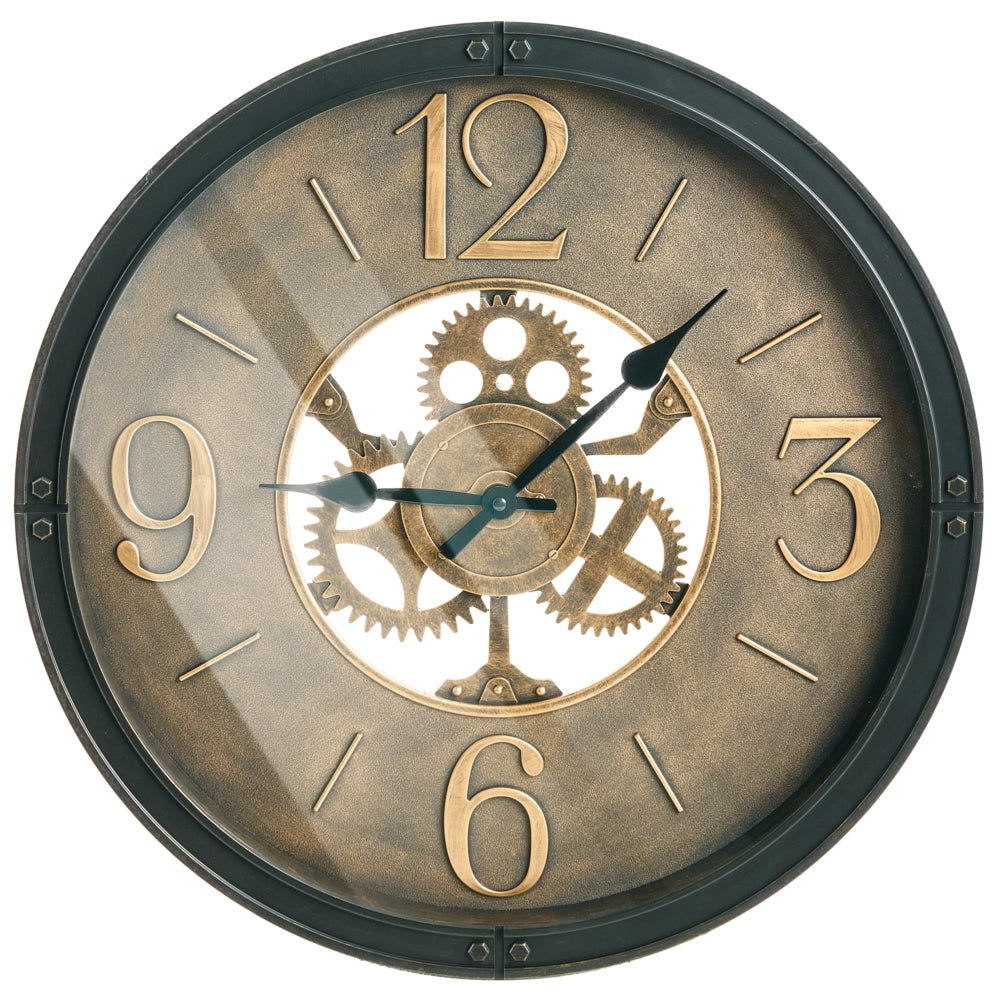 Orologio da parete con cornice sintetica 50 cm Finitura verniciata Forma rotonda Design classico Accessori per la casa Decorazioni