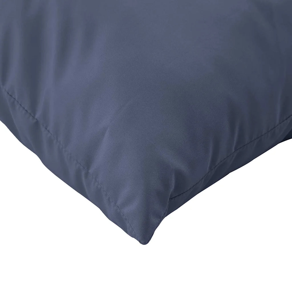 Cuscini per Pallet 3 pz Blu Marino in Tessuto Oxford 379169