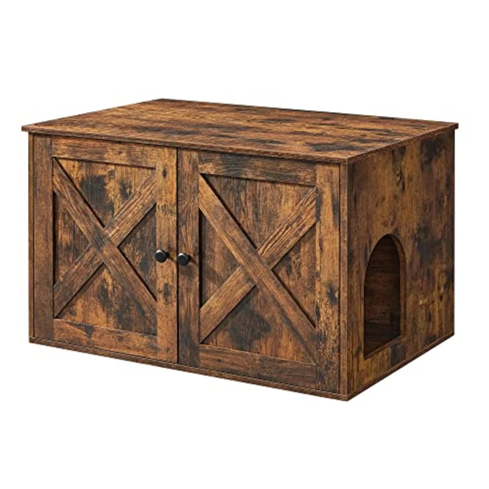 Lettiera rustica per gatti marrone 80 cm 12_0003668