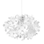 Lampadario con Paralume Decorativo Irregolare Bianco illuminazione