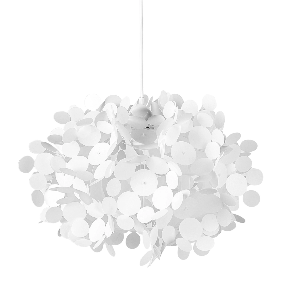 Lampadario con Paralume Decorativo Irregolare Bianco illuminazione