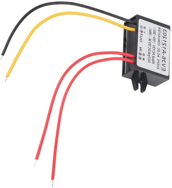Convertitore di Spinta Verde - Convertitore di Spinta Inversa 12V AC a DC 12V, 10-28V Adattatori di Alimentazione Internazionali Modulo di Alimentazione a Step-Down (3A)