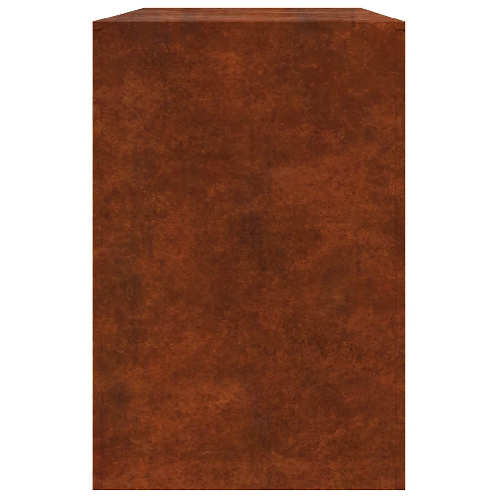 Rack per Legna da Ardere 100x40x60 cm in Acciaio Corten CFW7572102