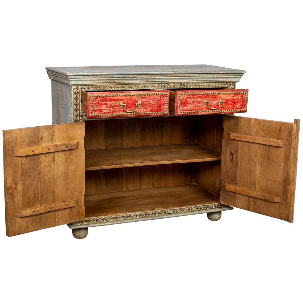 Credenza in legno multicolore 107x46x90h cm