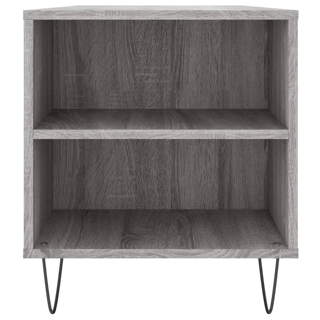 Tavolino Salotto-Tavolino da soggiorno-Tavolo Grigio Sonoma 102x44,5x50 cm Legno Multistrato 766944