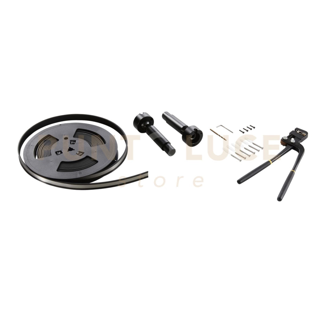 I-SEGMENTO-6M KIT BASE 600CM PER LAMPADA LINEARE CAVO TESO LED INCLUSO BASETTE SOFFITTO E ACCESSORI