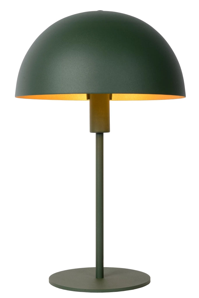 Lampada da tavolo verde eclettica E14 Siemon Lucide