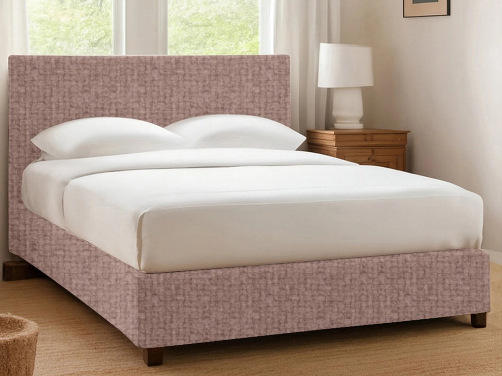Dagenham, Letto Singolo Sfoderabile Made in Italy, Rosa Antico