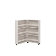 Mobile Portascarpe Porvoo, Scarpiera 6 Ripiani, 68x33x113h cm Bianco Crema