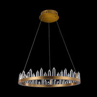 Lampada pendente Modern in Metallo Gletscher Ottone