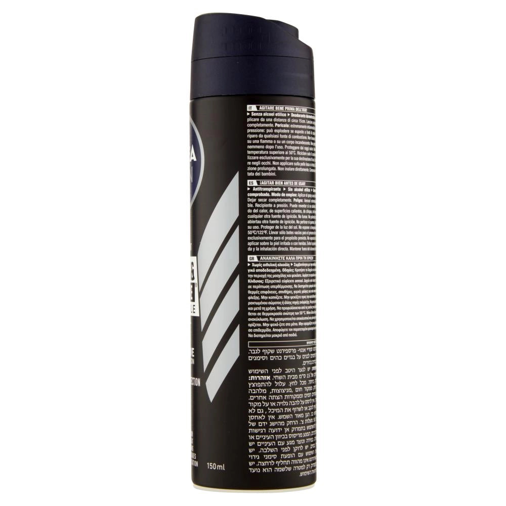 NIVEA SET 6 CONFEZIONI DEODORANTE SPRAY 150 ML BLACK & WHITE