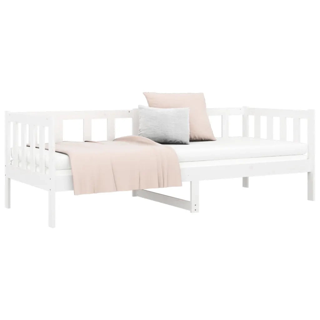 Dormeuse Bianca 80x200 cm in Legno Massello di Pino cod mxl 59211
