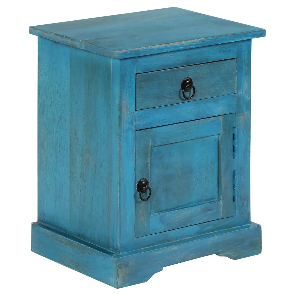 Comodino in Legno Massello di Mango 40x30x50 cm 246150