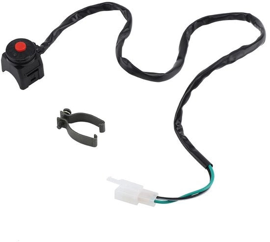 Interfaccia a schermo multifunzionale - Schiaccia-bottone di emergenza - Compatibile con motocicletto - 22mm