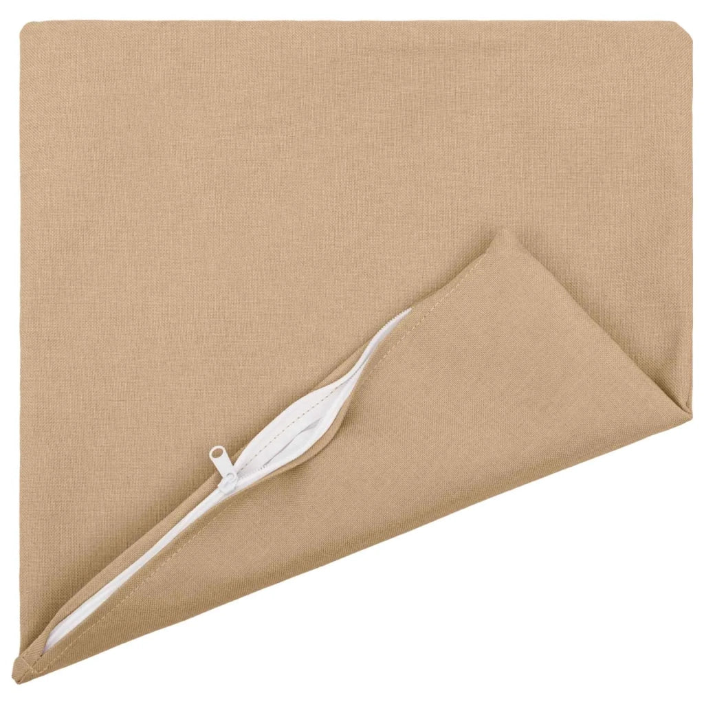 Federa 2 pz HEERLEN Crema 45 x 45 cm Tessuto 910276